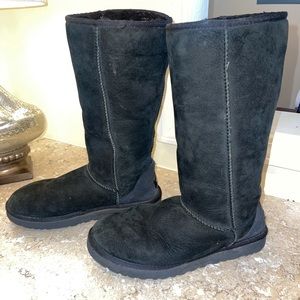 💄 UGG knee length boots Black 10M